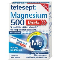 TETESEPT Magnesium 500 Direkt Sticks - 20St
