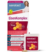 SANOTACT Eisen Komplex m.B2 Kupfer & Folsäure Tab. - 100St