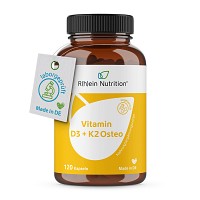 VITAMIN D3+K2 Osteo 2.000 I.E. Vit.D3+80 µg K2 Kps - 120St