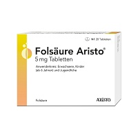 FOLSÄURE ARISTO 5 mg Tabletten - 20St