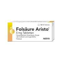 FOLSÄURE ARISTO 5 mg Tabletten - 50St