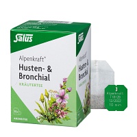 ALPENKRAFT Husten-&Bronchial Kräutertee Salus Fbtl - 15St