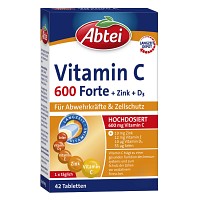 ABTEI Vitamin C 600 Forte Tabletten Titandioxidfr. - 42St