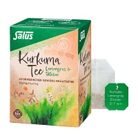 KURKUMA TEE Lemongras & Blüten Bio Salus Fbtl. - 15St