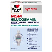 DOPPELHERZ MSM Glucosamin system Kapseln - 60St