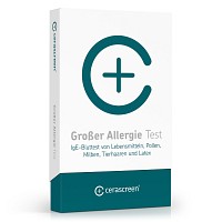 CERASCREEN Großer Allergie-Test-Kit Blut - 1St