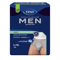TENA MEN Act.Fit Inkontinenz Pants norm.L/XL grau - 10St