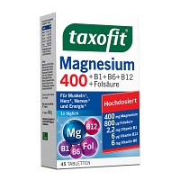 TAXOFIT Magnesium 400+B1+B6+B12+Folsäure Tabletten - 45St