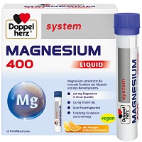 DOPPELHERZ Magnesium 400 Liquid system Trinkamp. - 10St