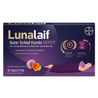 LUNALAIF Guter Schlaf Kombi Depot Tabletten - 15St