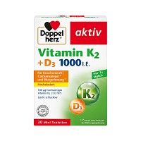 DOPPELHERZ Vitamin K2+D3 1000 I.E. Tabletten - 30St