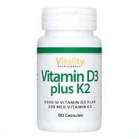 VITAMIN D3 5000 I.E. plus K2 200 µg Kapseln - 90St
