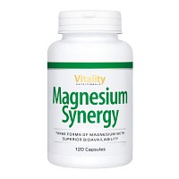 MAGNESIUM SYNERGY Komplex Glycinat Malat & Citrat - 120St