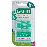 GUM SOFT-PICKS COMFORT FLEX MINT large - 40St