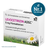 LEVOCETIRIZIN ADGC 5 mg Filmtabletten - 20St