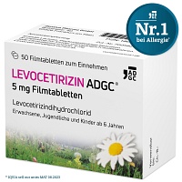 LEVOCETIRIZIN ADGC 5 mg Filmtabletten - 50St