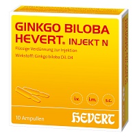 GINKGO BILOBA HEVERT injekt N Ampullen - 10St