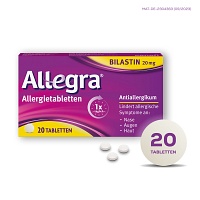 ALLEGRA Allergietabletten 20 mg Tabletten - 20St