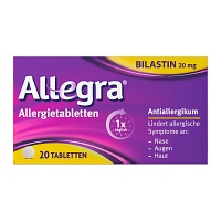 ALLEGRA Allergietabletten 20 mg Tabletten - 20St