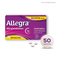 ALLEGRA Allergietabletten 20 mg Tabletten - 50St