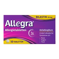 ALLEGRA Allergietabletten 20 mg Tabletten - 50St