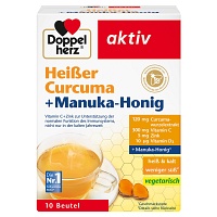 DOPPELHERZ heißer Curcuma+Manuka-Honig Granulat - 10St