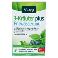 KNEIPP 3-Kräuter plus Entwässerung Kapseln - 60St