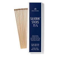 SILVERIN Sticks 75% Silbernitrat Ätzst.200mm starr - 10St