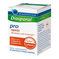 MAGNESIUM DIASPORAL pro D3+K2 DEPOT Muskel+Kno.Tab - 30St
