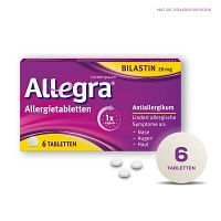 ALLEGRA Allergietabletten 20 mg Tabletten - 6St