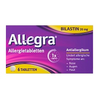 ALLEGRA Allergietabletten 20 mg Tabletten - 6St