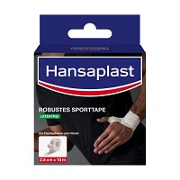 HANSAPLAST robustes Sporttape 2,5 cmx10 m weiß - 1St