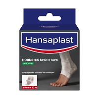 HANSAPLAST robustes Sporttape 3,8 cmx10 m weiß - 1St