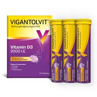 VIGANTOLVIT 2000 I.E. Vitamin D3 Brausetabletten - 60St