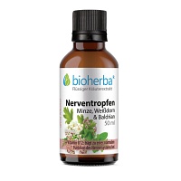 NERVENTROPFEN Minze Weißdorn & Baldrian Tinktur - 50ml