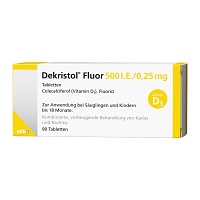 DEKRISTOL Fluor 500 I.E./0,25 mg Tabletten - 90St