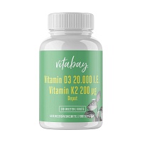 VITAMIN D3 DEPOT 20.000 I.E.+Vitamin K2 200 µg Tab - 180St