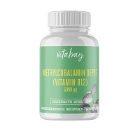 METHYLCOBALAMIN Vit.B12 Depot 5000 µg vegan Lut. - 120St