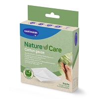 NATURE CARE Mullkompressen 7,5x7,5 cm steril - 5X2St
