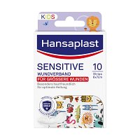 HANSAPLAST Kids Pflasterstrips sensitive 6x7 cm - 10St