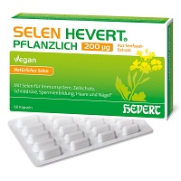 SELEN HEVERT pflanzlich 200 µg Kapseln - 60St