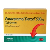 PARACETAMOL Dexcel 500 mg Tabletten - 20St