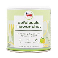 FOR YOU apfelessig ingwer shot Pulver - 100g