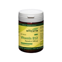 VITAMIN B12 A 500 µg Methylcobalamin Kapseln - 60St