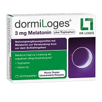 DORMILOGES 3 mg Melatonin plus Tryptophan Filmtab. - 60St