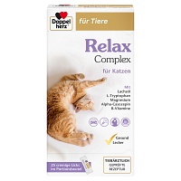 DOPPELHERZ für Tiere Relax Complex Port.Btl.f.Kat. - 25X10g