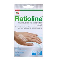 RATIOLINE Wundverschlussstreifen steril 2 Größen - 9St