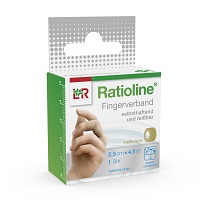 RATIOLINE selbsthaft.Fingerv.2,5cmx4,5m hellbraun - 1St