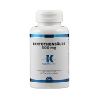 PANTOTHENSÄURE B5 500 mg KLEAN LABS Kapseln - 100St