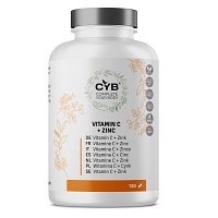 CYB Vitamin C und Zink hochdosiert vegan Tabletten - 180St